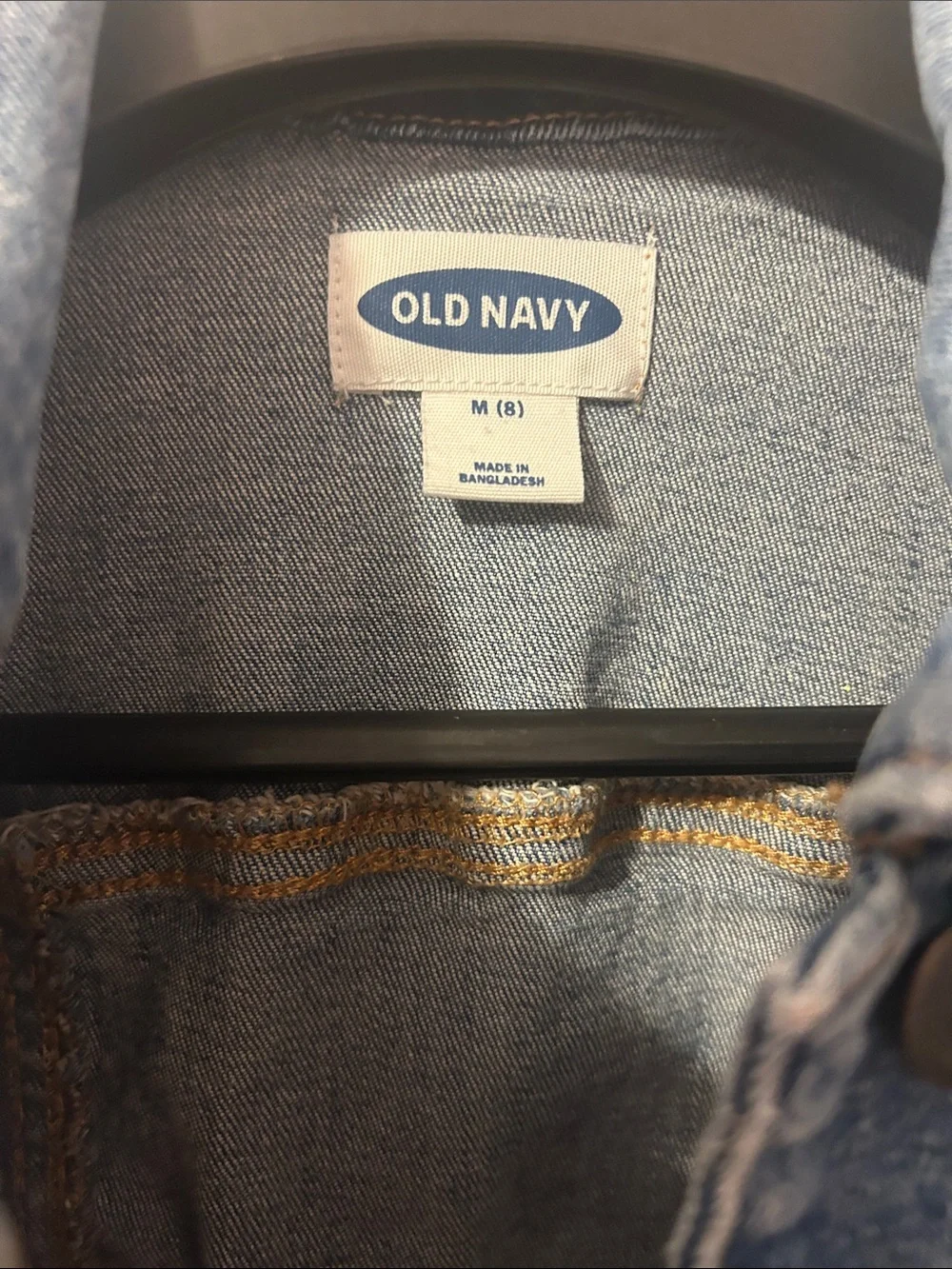 Old Navy Girls Light Blue Denim Jean Jacket